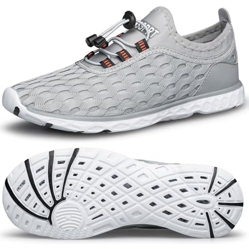 DOUSSPRT Mens Water Shoes Quick Drying Sports Aqua Shoes