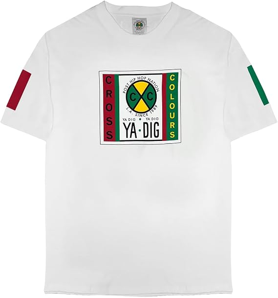 CROSS COLOURS Urban Retro 1990's Vintage | T-Shirt