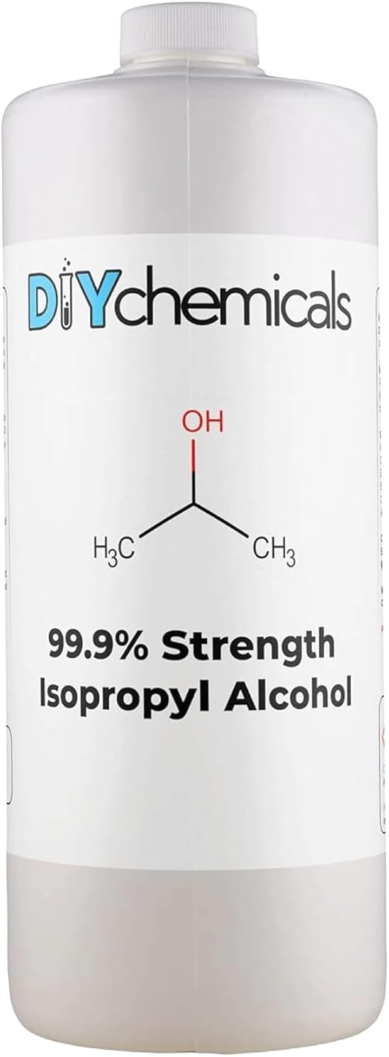 DIY Chemicals 99.9% Pure Isopropyl Alcohol Industrial Grade IPA for Cleaning Made in USA, 1 Pint (16 Fl Oz)