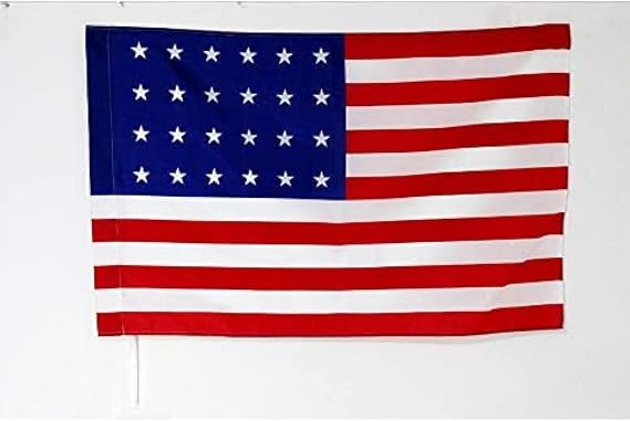 United States 1822-1836 24 stars Flag 2' x 3' for a pole - USA - american historic flags 60 x 90 cm - Banner 2x3 ft with hole - AZ FLAG
