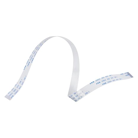 MECCANIXITY FFC FPC Flat Flexible Cable 18 Pin 0.5mm Pitch 300mm 10Pcs | A Type, for LCD 3D Printer Camera DVD TV Laptop Audio