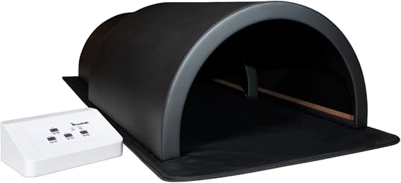 1Love Vital Pro Far Infrared Sauna Dome | Zero EMFs, ELFs & VOCs | 10 Minute Preheat | 1200W/110V Power | Personal Sauna | 1 Person Sauna | Portable Dry Sauna | Home Sauna
