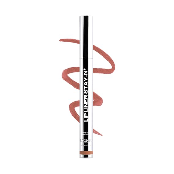 Sacheu Lip Liner STAY-N Peel Off Lip Stain Long Lasting Waterproof Lip Tint with Hyaluronic Acid & Vitamin E Transfer Proof Matte Finish (p-INKED)