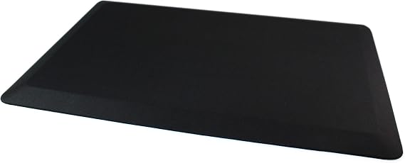Ultralux Anti-Fatigue Standing Comfort Mat, Thick Non-Slip Cushioned Kitchen Floor Mat 3/4 Thick 20" x 32" Premium Durable Ergonomic Multi-Use Standing Support Pad, Home, Office, Kitchen Rug, Black