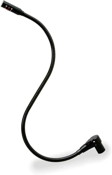Hosa LTE-519XLR4 LED Console Lamp with Right-Angle 4-pin XLR4 Male Connector - 18 inch