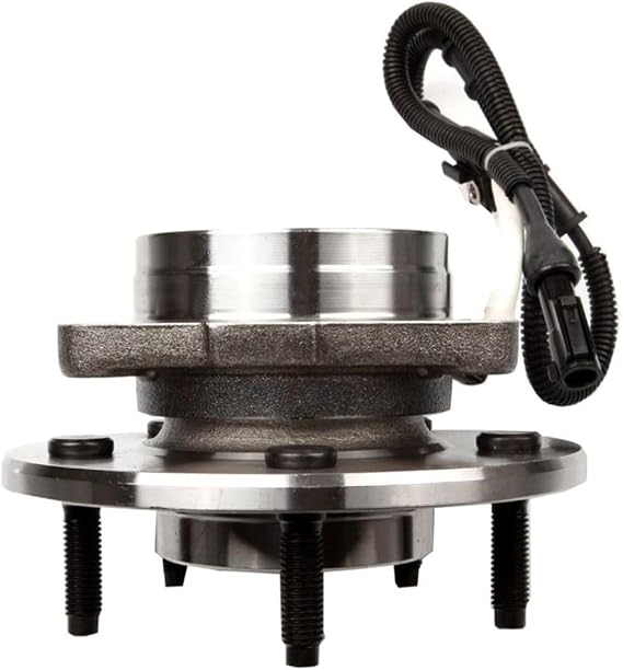 Wheel Hub and Bearing Assembly Front Side Polished Protected Steel with ABS Sensor 5 Lugs 4WD for Ford for F150 4.2L/4.6L/5.4L 1997-2000 F65W1104AA XL3Z1104AD