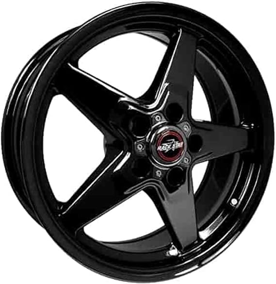 92 Drag Star Bracket Racer 17x7 5x120BC 4.25BS Gloss Black Wheel (92-770247B)