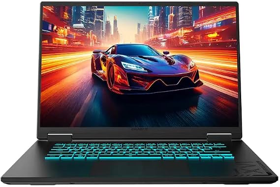 GIGABYTE A16 16" 165Hz WUXGA(1920x1200) IPS Gaming Laptop NVIDIA GeForce RTX 4050 6GB GDDR6 Intel 10-Core i7-13620H 16GB DDR5 512GB SSD Wi-Fi 6E Backlit KB 720p HD Camera Win11 Home w/ONT 32GB USB