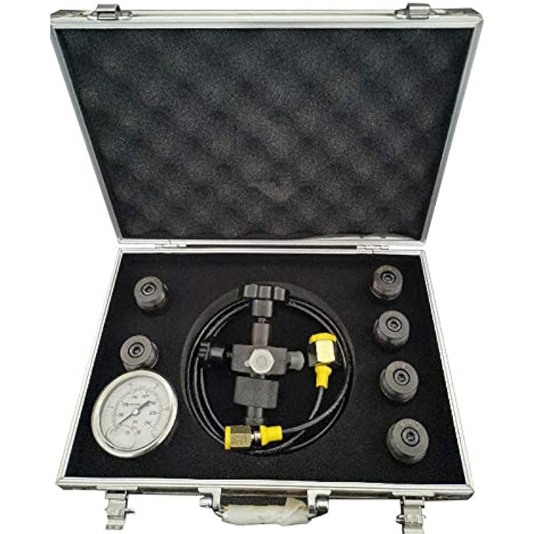 Hydraulic Accumulator, Hydraulic Pressure Test Kit, Nitrogen Charging Filling Gas Valve Test Kit FPU-1-2540MPA 3500PSI