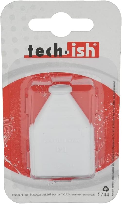 Plug Flat Female White
