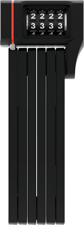 ABUS Faltschloss Bordo uGrip 5700C SH mit Halterung - Fahrradschloss mit Zahlencode und 5 mm starken Stäben - ABUS-Sicherheitslevel 7