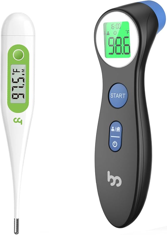 Forehead Thermometer + Oral Thermometer