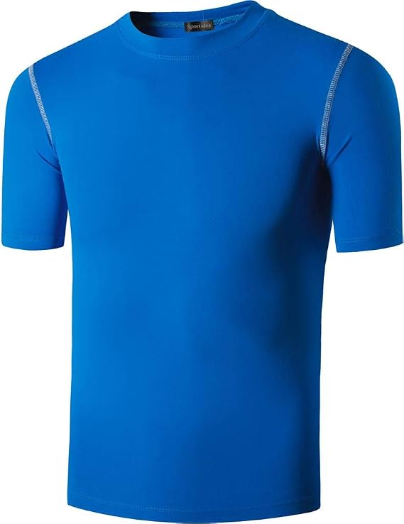 Youth Quick Dry Wicking Active Athletic Short Sleeve Performance T-Shirt Big Boys & Girls Tennis Golf Shirts LBS701