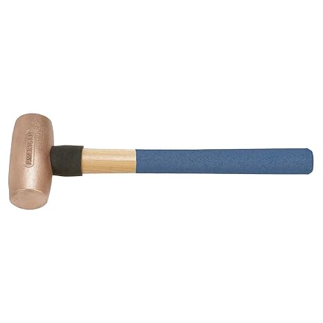 AM5CUWG Copper 99 Pure Non Sparking Tradesman Hammer, 5 lb., 3.25" Height, 2.5" Width, 12" Length
