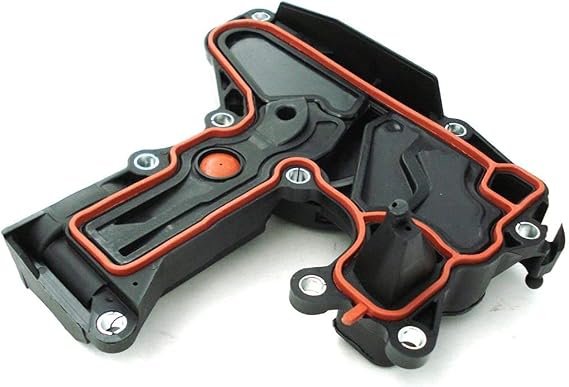 MTC Oil Separator PCV Valve Assembly Compatible with Audi and Volkswagen Vehicles OE# 06H103495AH