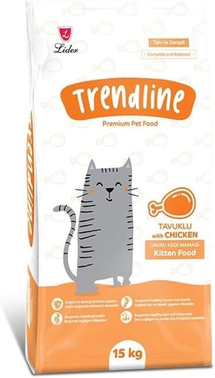 Trendline Chicken Kitten Food 15 Kg
