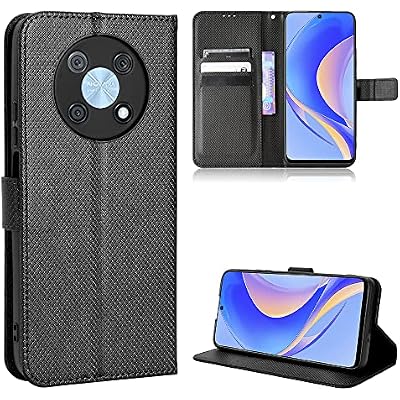 Case for Huawei Nova Y90 Leather Case Cover,PU Leather flip Cover Case for Huawei Nova Y90  Enjoy 50 Pro CTR-AL00 Case Cover Black