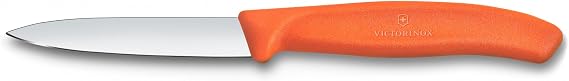 Victorinox Swiss Classic 3.25 Inch Straight Edge Spear Point Paring Knife - Orange