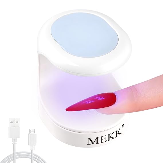 MEKK Mini UV LED Nail Lamp 16W Portable Flash Cure Light