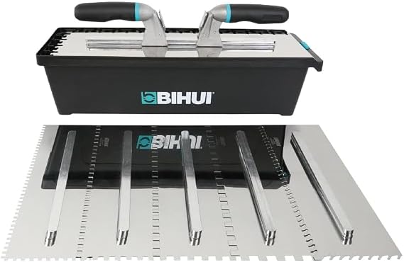 Switchable Pro-Long Notched Trowel Set, 9 piece - BIHUI, PTSJK9