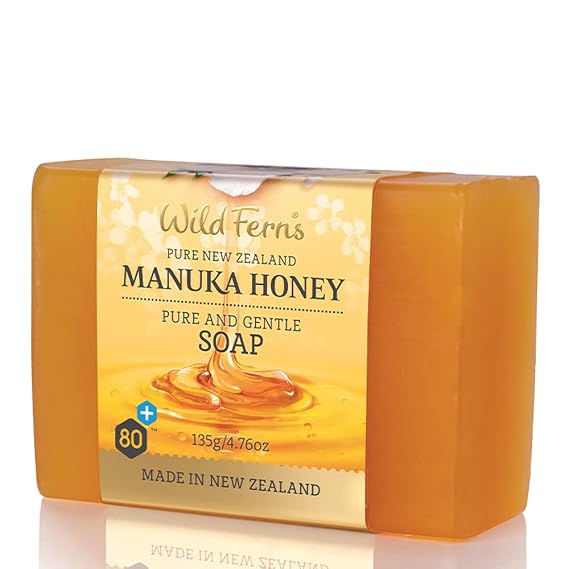 Wild Ferns Manuka Honey Pure and Gentle Soap, 135 grams