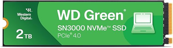 Western Digital Green SN3000 NVMe 2 TB (5.000 MB/sn'ye kadar okuma 4.000 MB/sn'ye kadar yazma) - WDS200T4G0E