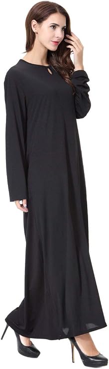 Cool Kaftans Desert Dress Black Jilbab Abaya Hijab Islam Niqab Dress Arab Size