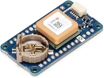 Arduino MKR GPS Shield [ASX00017] - High-Performance GNSS Module for Arduino MKR Boards, Featuring u-blox SAM-M8Q, Multi-Constellation Support (GPS, GLONASS, Galileo), and Plug 'n' Play Functionality