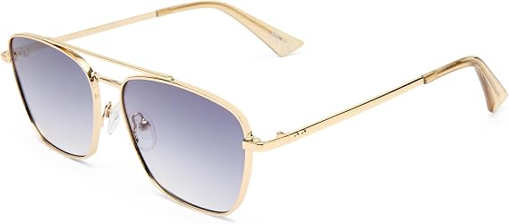 Le Specs. Diametric II Modern Aviator Sunglasses for Women and Men