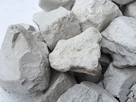 GRAY Edible Clay Clumps Natural Edible Food 15.2 oz 450 g