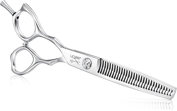 JASON Hair Thinning Scissors Shears - 6" Left Handed Barber Cutting