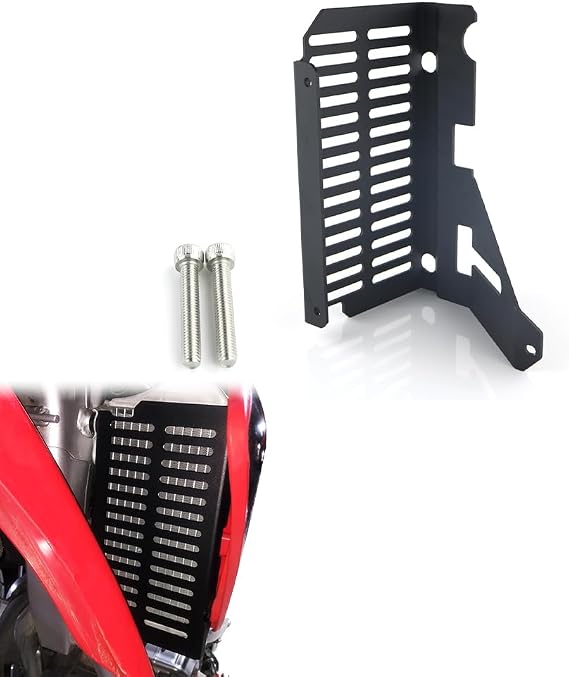 Xitomer Aluminum Radiator Guard Cover Grille for CRF250L 2013-2020 Black | Lightweight Durable Grille Shield For Off-Road Cooling System