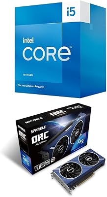 Intel Core i5-13400F Desktop Processor  Sparkle Arc A580 ORC Graphics Card