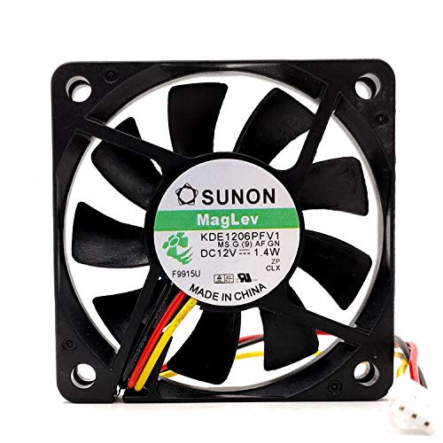 KDE1206PFV1 SUNON 12V 60mm Fan 12V 1.4W 3-Wire Cooling Fan