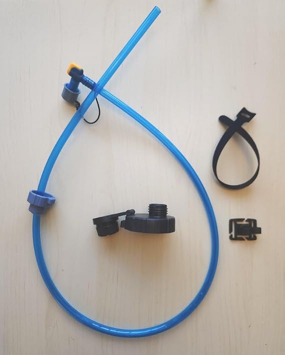 Tube Adapter System for Wide Mouth Nalgene and 28mm Smartwater Bottle