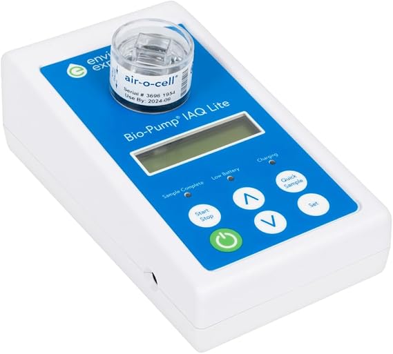 Environmental Express Bio-Pump IAQ Lite Portable Air Sampling Pumps (Pump, 10 Cassette, Indicator, case)