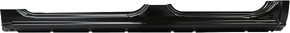 KUAFU Rocker Panel Compatible With 1999-2007 Chevy Silverado GMC Sierra 4 Door Crew Cab Steel Panel(Left Driver Side)