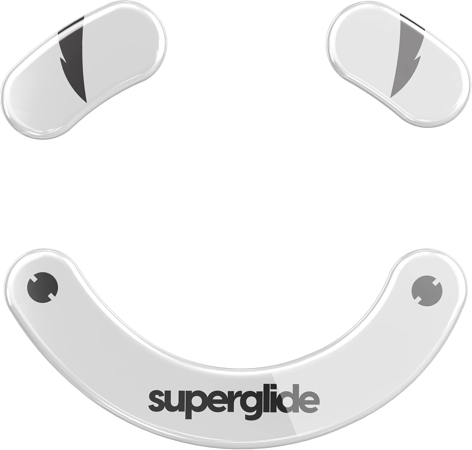 Superglide - Fastest and Smoothest Mouse Feet  Ice Skates Made of Ultra Strong Flawless Glass Super Fast Smooth and Durable Sole