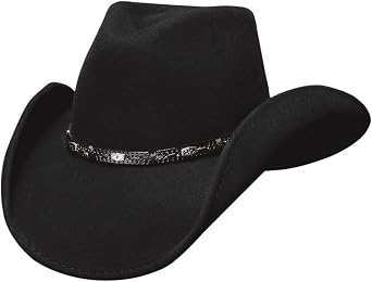 Bullhide Hats 0381Bl Cowboy Collection Wild Horse Black Cowboy Hat