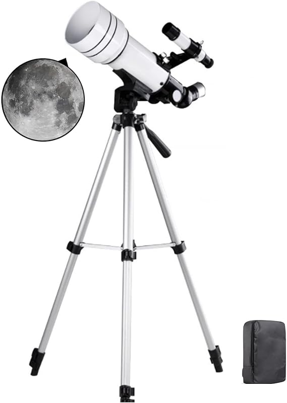 Telescope for Adults & s, Refractor Telescopes with 70mm Aperture, Portable Travel Telescope with Tripod, Astronomy Gifts for s and Astronomy Beginners