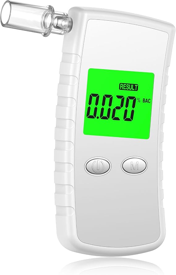 2026 Upgraded Breathalyzer,Breathalyzers for Alcohol with LCD Display,Alcoho Tester with 10 Mouthpieces,Portable Alcohol Tester for Home and Party Use