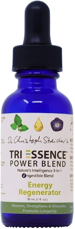 Energy Regenerator Tri-Essence Power Blend - Blended with Natural Herbal Extracts, Flower Essences, and Essential Oils - Size: 30mL (1 fl. oz.)