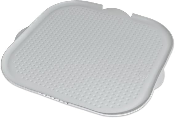Modkat Katch Cat Litter Mat, Traps Litter, Non-Slip, Waterproof, Grey | Soft waterproof mat traps litter from paws while the non-slip design stays securely in place