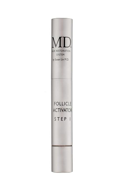 MD Follicle Activator Hair Thickening Serum for Thinning Hair - Biotin Peptide Complex Scalp Serum with Milk Protein & Provitamin B5 for Thicker, Fuller-Looking Hair - Unisex, 3 Month Supply