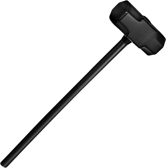 Plastic Black Sledgehammer Costume Accessory - 24" (1 Count) - Halloween Party Prop & Realistic Dress-Up Tool