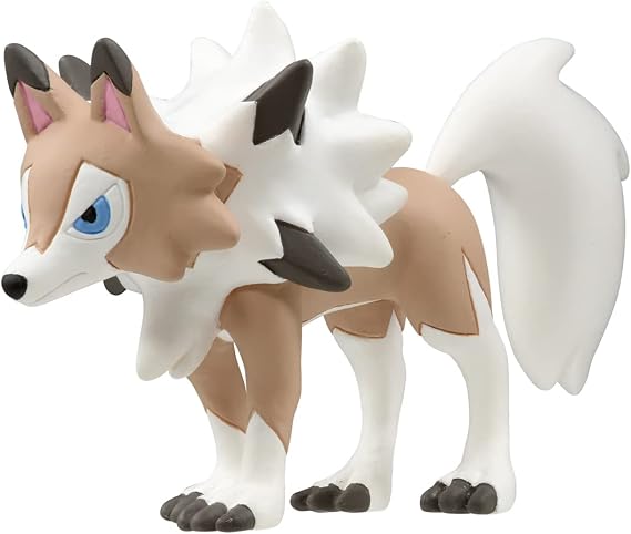 TAKARA TOMY Pokemon (4 cm Length 7 cm) Lycanroc (Day Shape) Moncolle Monster Collection MS-23