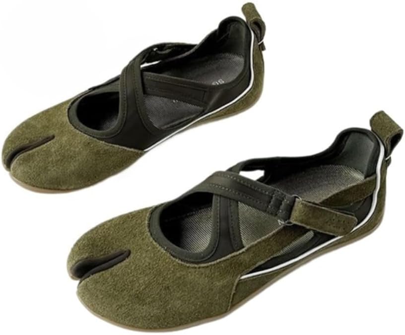 Tabi Ballet Flats Sandals Japanese Fashion Split Toe Flats Tabi Sneakers Cutecore Gothic Ballet Flats Lightweight Breathable