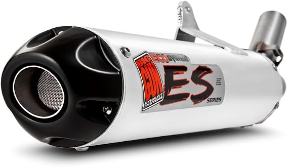 Big Gun Exhaust 07-1292 ECO Utility Silver Slip On Exhaust for Polaris