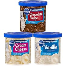 Pillsbury Creamy Supreme Frosting Variety: Vanilla, Cream Cheese, Chocolate Fudge