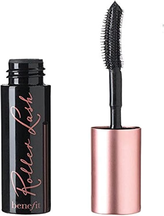 Benefit Roller Lash Mascara Super Curling & Lifting Mini Mascara Colour: Black Contents: 3.0 g Mascara for Radiant Beautiful Eyes Like Wrapped on Curlers Mascara